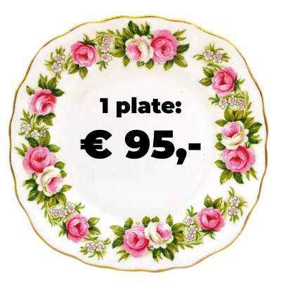 1 plate 95 euro