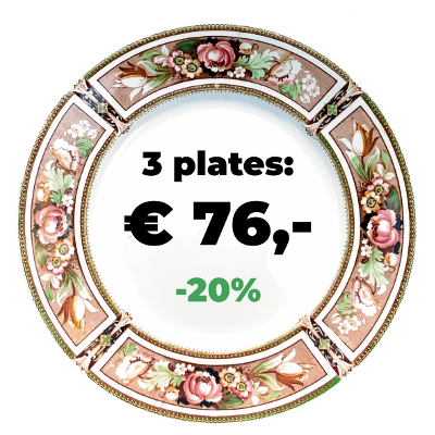 3 plates 76 euro